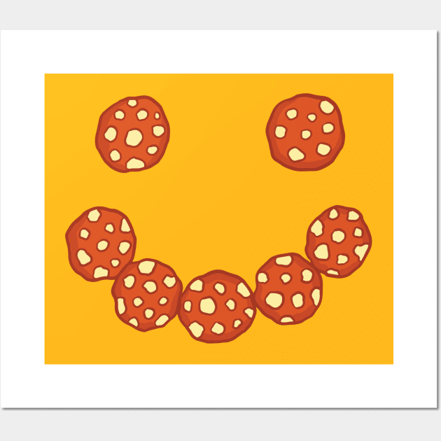 Pepperoni Smile Wall Art by Bruno Pires